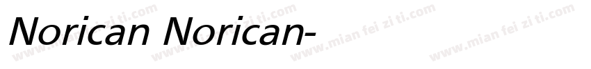 Norican Norican字体转换